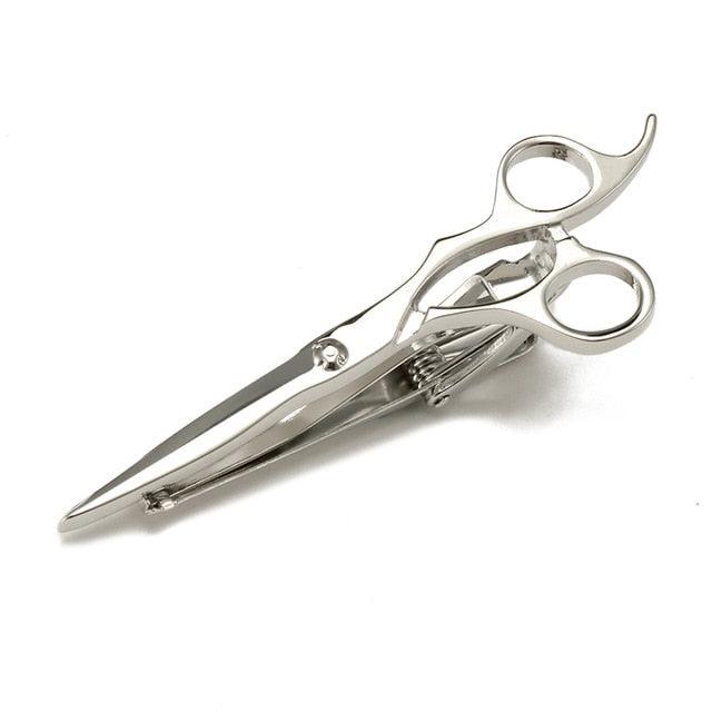 Hot Sale Stainless Steel Scissors Tie Clips - Men's Novelty Suit Clasp Clamp Clip (MA4)
