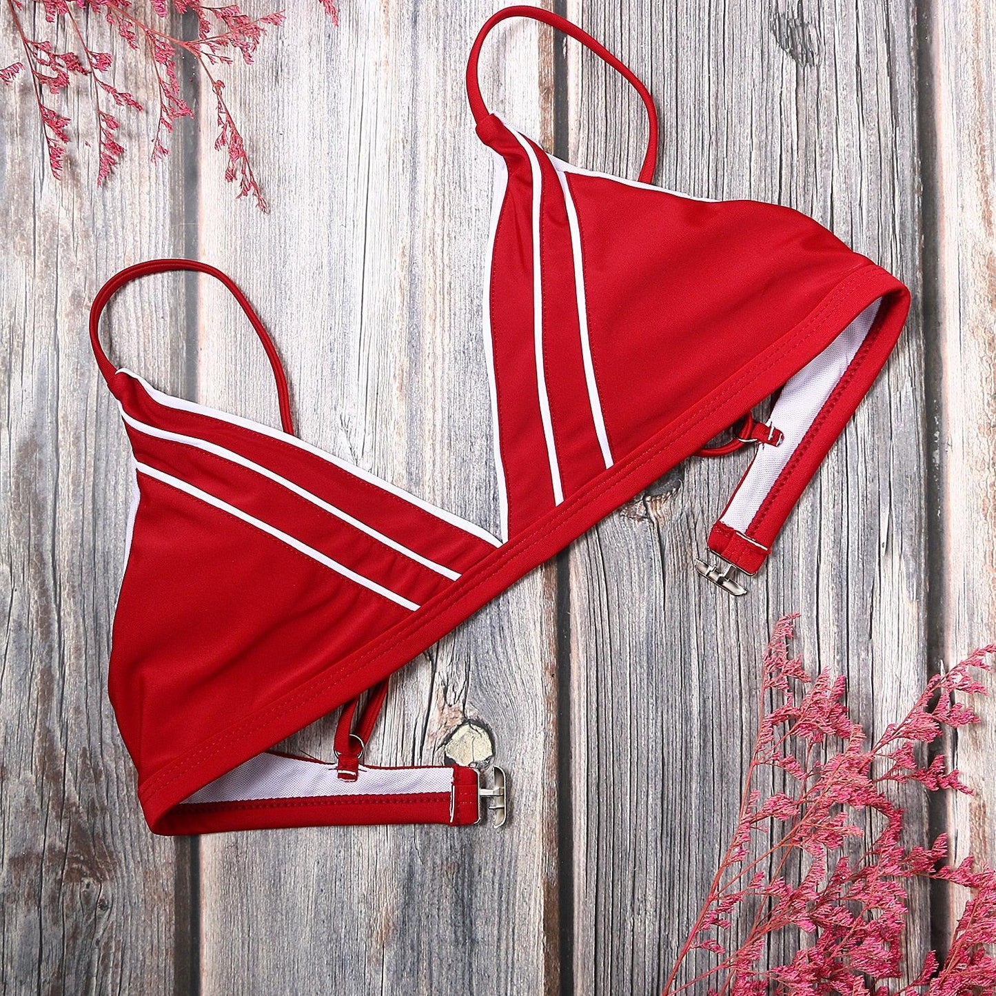 Hot Sale Women Swimwear - Sexy Red Push Up Swimsuit - Micro Bikinis Set - Bathing Suit Beachwear - Summer Brazilian Bikini (1U26)