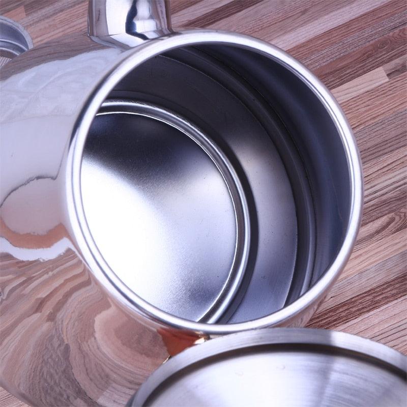 Humanized Handle Mirror Surface Delicate Water Kettle Inner With Tea Filter Induction Cooker Tea Kettle Coffee Pot 1.2L (D59)(3H1)