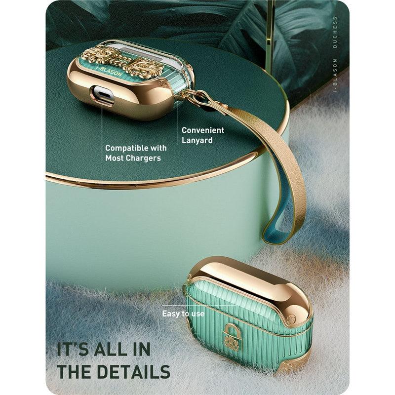 Great Duchess Series Cover For AirPods Pro Case, Full-Body Stylish Protective Case Cover Compatible with Apple AirPods Pro (RS8)(1U49)