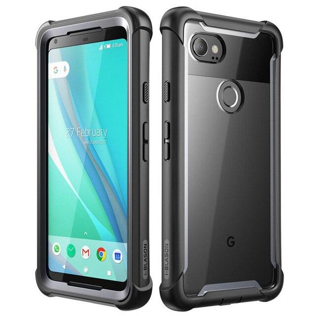 Google Pixel 2 XL Case Original Ares Series Full-Body Rugged Clear Bumper Case with Built-in Screen Protector (D50)(RS6)(1U50)