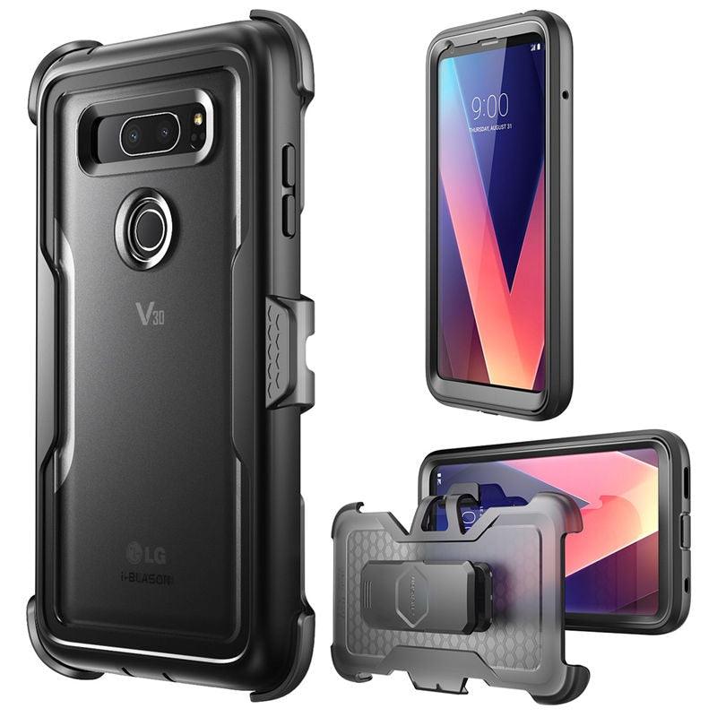 LG V30 Case Magma Full Body Shock Reduction Cover with Built-in Screen Protector For LG V30 / V30 Plus / V30S 2017 (RS6)(1U50)