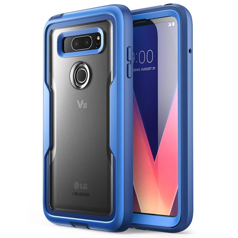 LG V30 Case Magma Full Body Shock Reduction Cover with Built-in Screen Protector For LG V30 / V30 Plus / V30S 2017 (RS6)(1U50)