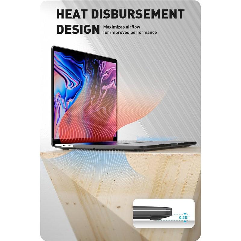 MacBook Pro 16 Case (2019) with Touch Bar Touch ID Halo Ultra Slim Translucent Frost Hard Case Protective Cover (CA4)
