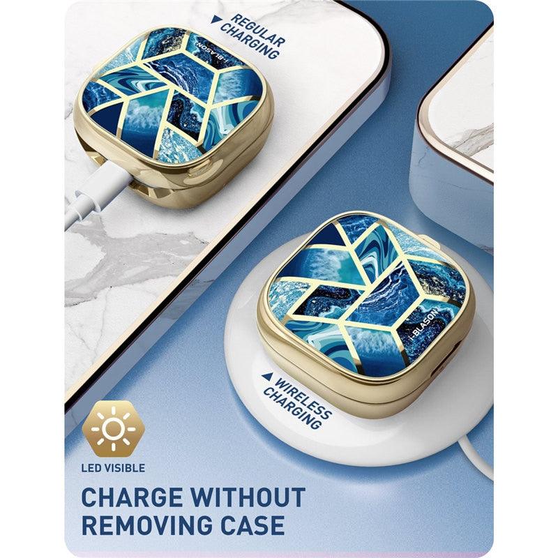 Great Samsung Galaxy Buds Live Case (2020) 360° Protective Stylish Case Cover Compatible with Galaxy Buds Live (2020) (RS8)(1U49)