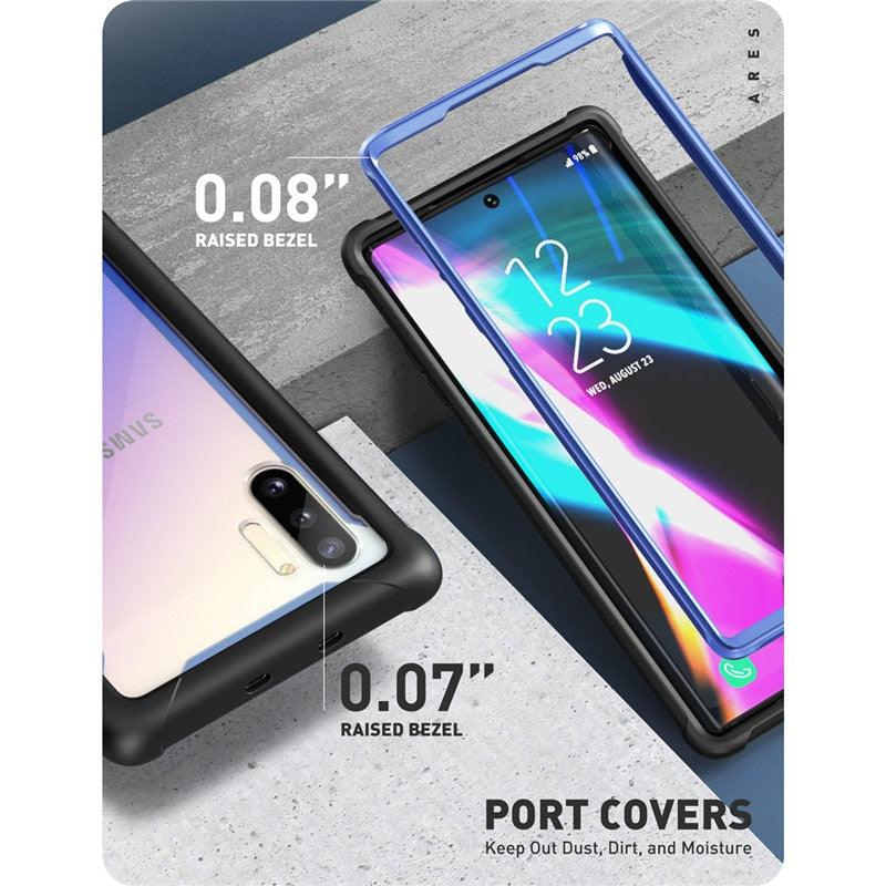 Samsung Galaxy Note 10 Case (2019) Ares Full-Body Rugged Clear Bumper Cover WITHOUT Built-in Screen Protector (RS6)(1U50)