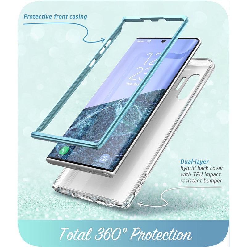 Samsung Galaxy Note 10 Case (2019 Release) Cosmo Full-Body Glitter Marble Cover WITHOUT Built-in Screen Protector (D50)(RS6)(1U50)