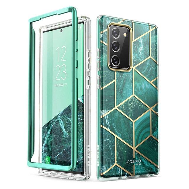 Samsung Galaxy Note 20 Case 6.7 inch (2020) Cosmo Full-Body Glitter Marble Cover WITHOUT Built-in Screen Protector (RS6)(1U50)