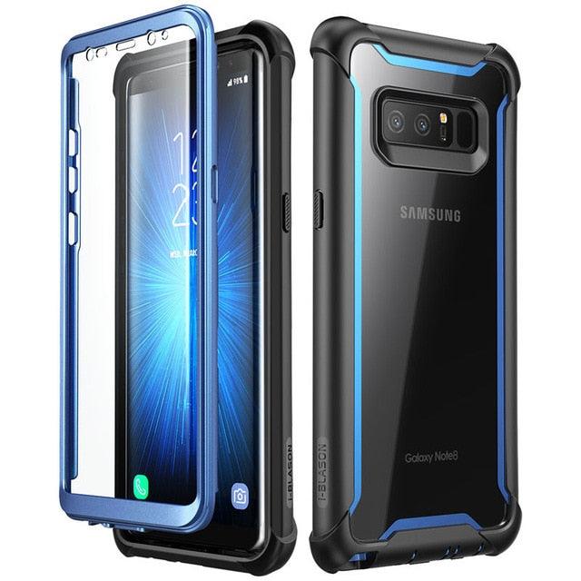 Samsung Galaxy Note 8 Case Original Ares Series Full-Body Rugged Clear Bumper Case with Built-in Screen Protector (RS6)(1U50)