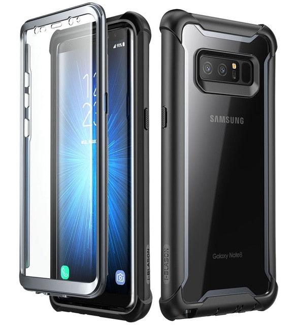 Samsung Galaxy Note 8 Case Original Ares Series Full-Body Rugged Clear Bumper Case with Built-in Screen Protector (RS6)(1U50)