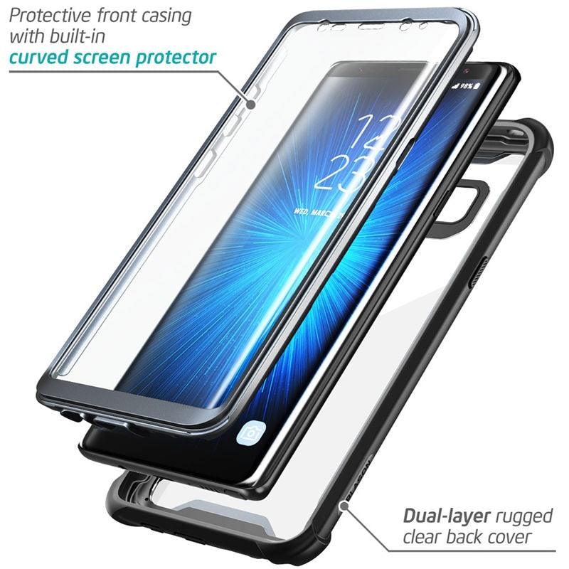 Samsung Galaxy Note 8 Case Original Ares Series Full-Body Rugged Clear Bumper Case with Built-in Screen Protector (RS6)(1U50)