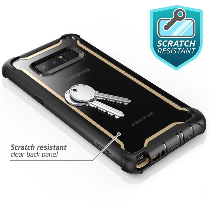 Samsung Galaxy Note 8 Case Original Ares Series Full-Body Rugged Clear Bumper Case with Built-in Screen Protector (RS6)(1U50)