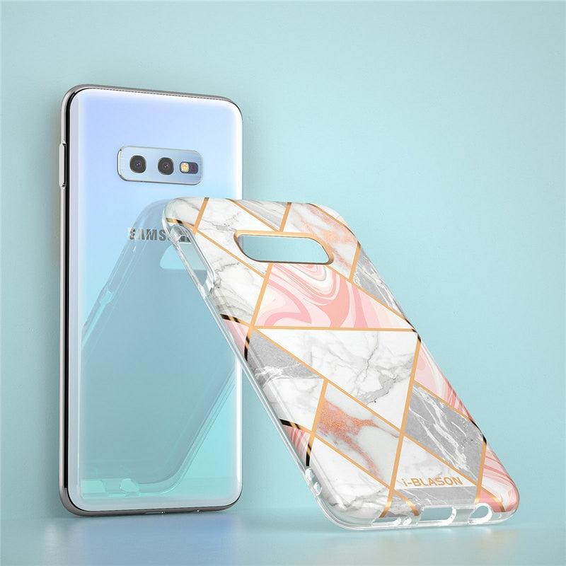 Samsung S10e Case 5.8 inch Cosmo Lite Stylish Premium Hybrid Slim TPU Bumper Marble Cover with Camera Protection (D50)(RS6)(1U50)