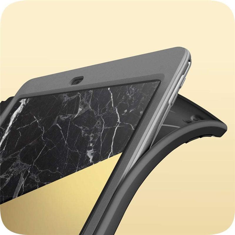 iPad 10.2 Case Cosmo Trifold Stand Smart Case with Auto Sleep/Wake & Pencil Holder,Built-in Screen Protector (Gray) (TLC3)(1U47)