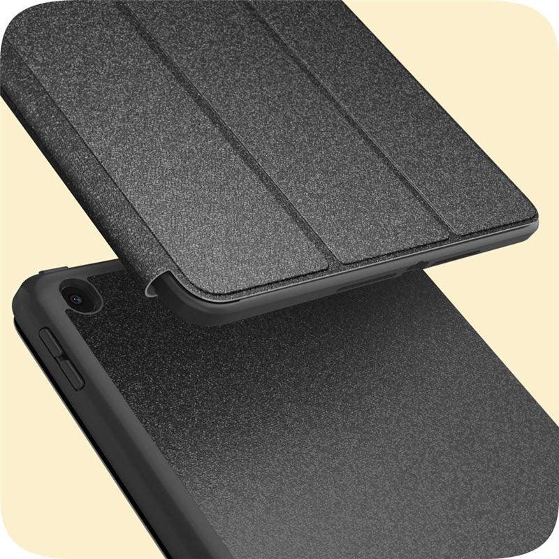 iPad 10.2 Case Cosmo Trifold Stand Smart Case with Auto Sleep/Wake & Pencil Holder,Built-in Screen Protector (Gray) (TLC3)(1U47)