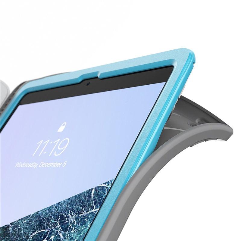 iPad 9.7 Case (2018/2017) Cosmo Trifold Stand Case with Auto Sleep/Wake & Pencil Holder, Built-in Screen Protector (TLC3)(F47)