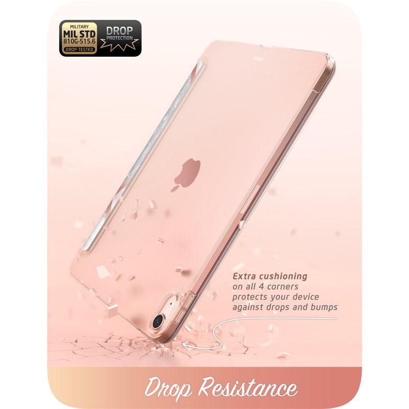 iPad Air 4 Case 10.9 inch (2020) Cosmo Lite Slim Trifold Stand Smart Clear Protective Cover with Auto Sleep/Wake (TLC2)(TLC3)