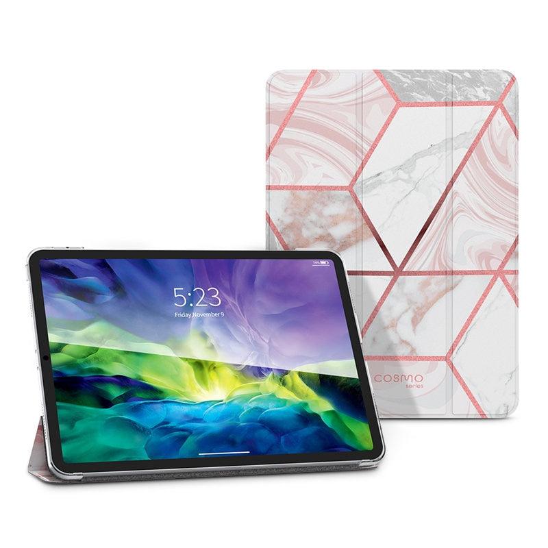 iPad Pro 11 Case (2020) Cosmo Lite Slim Trifold Stand Smart Clear Hard Back Protective Cover with Auto Sleep/Wake (TLC2)(TLC3)(F47)