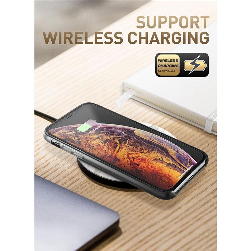 iPhone 11 Case 6.1 inch (2019 Release) OMG Series Black/Star Slim Liquid Soft Rubber Protective Silicone Case Cover (RS6)(1U50)