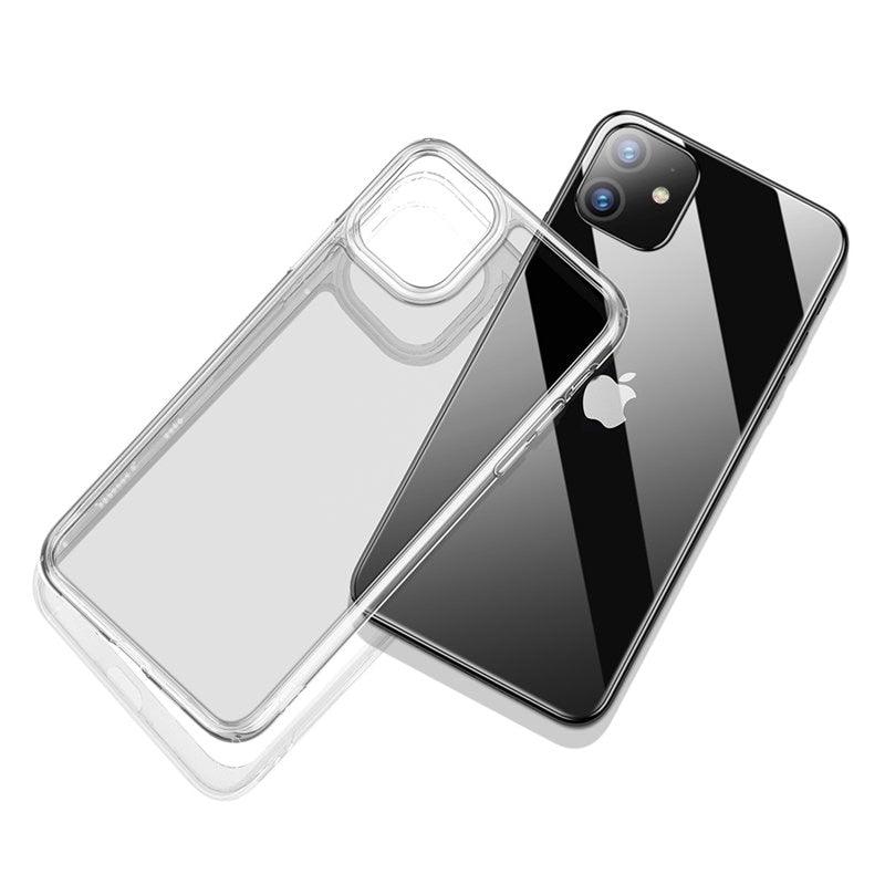 iPhone 11 Case 6.1 inch (2019 Release) Prism Series Slim Clear Scratch Resistant Back Cover With Metallic Bumper (RS6)(1U50)