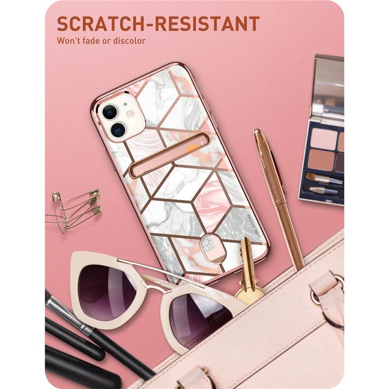 Amazing iPhone 12 Mini Case 5.4 inch (2020 Release) Cosmo Wallet Slim Designer Card Slot Wallet Case Back Cover (D50)(RS6)(1U50)