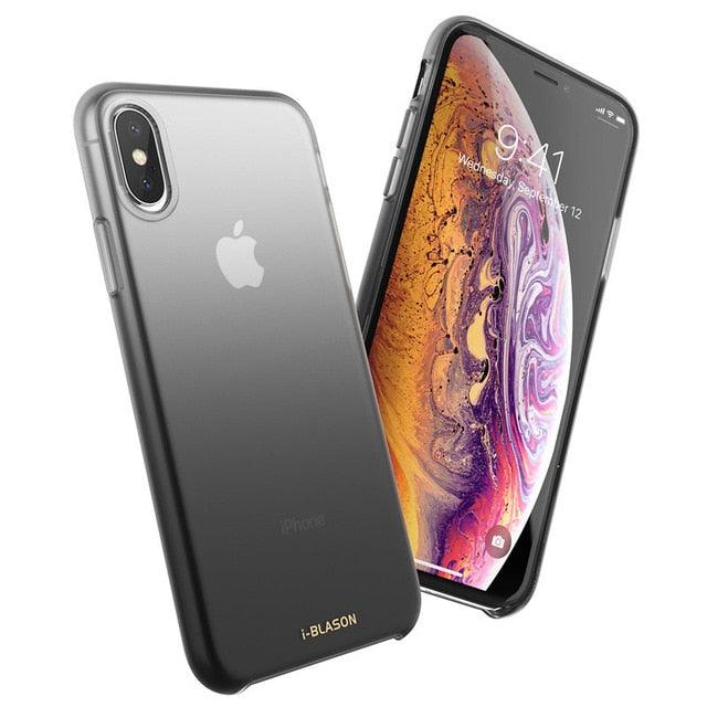 iPhone X Xs Case 5.8" OMG Series Slim Liquid Soft Rubber Protective Silicone Case For iPhone XS (2018) / X (2017) (RS6)(1U50)