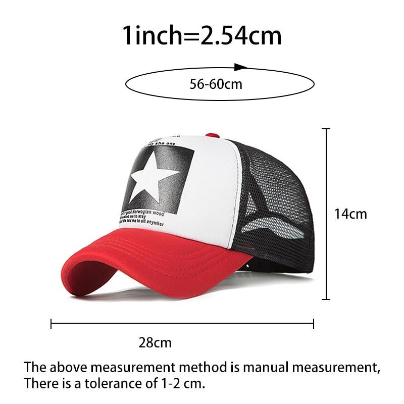 Men's Baseball Cap - Mesh Cap -Fun Adjustable Men's Baseball Hat (2U102)