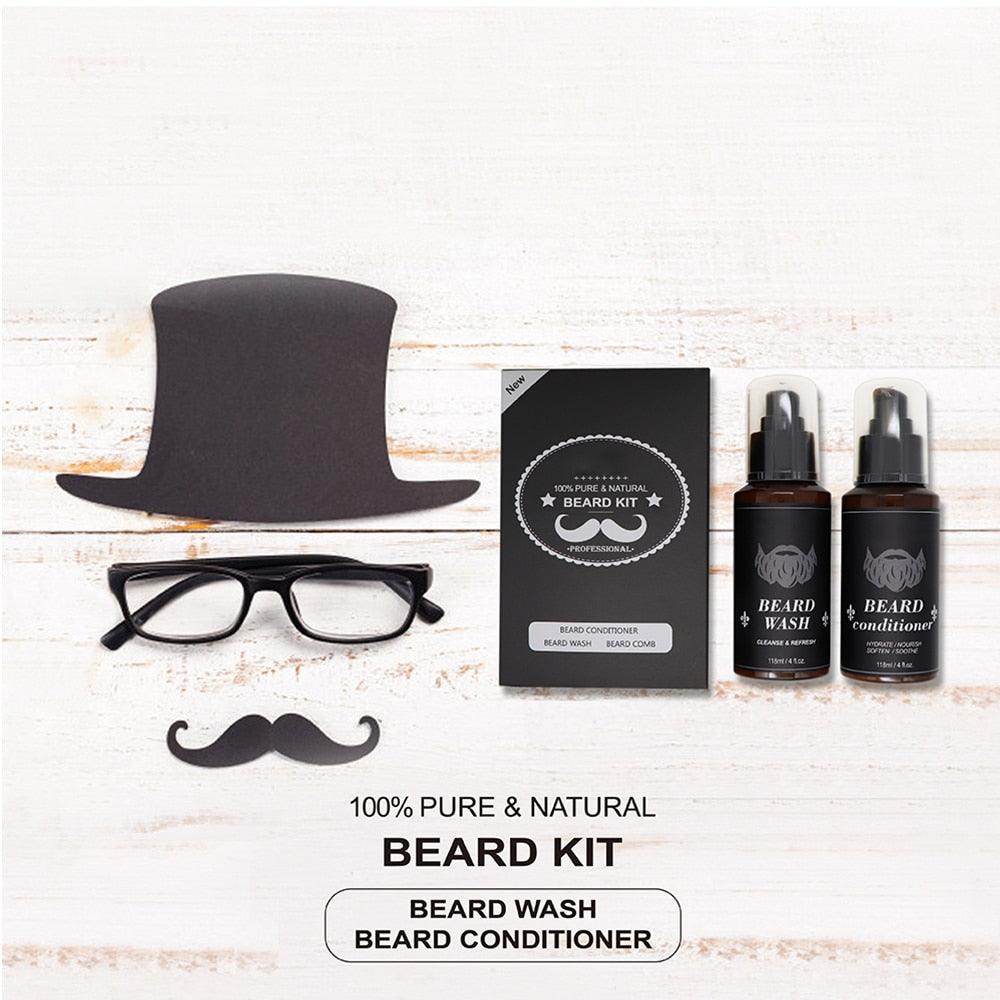 Wash Beard Conditioner Comb Soften Nourishing Enhancer Care Health Cleaner (D45)(BD7)(BD1)(BD2)