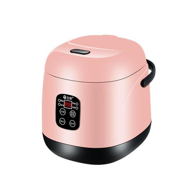 Intelligent Rice Cooker - Skillet Electric Lunch Box Mini Household Dorm Room Reservation Timing Smart Cooking (H4)(F59)