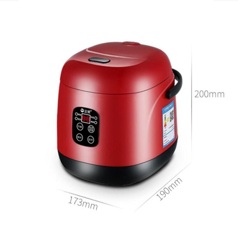 Intelligent Rice Cooker - Skillet Electric Lunch Box Mini Household Dorm Room Reservation Timing Smart Cooking (H4)(F59)