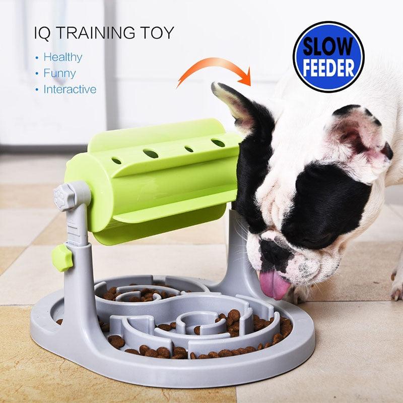 Interactive Cat Dog Iq Training Toys - Educational Play Game Anti Choke Dog Slow Feeder Bowl Toy (D73)(3W3)