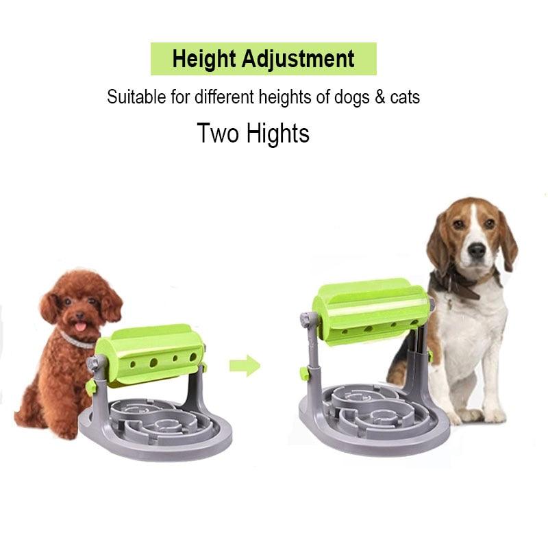 Interactive Cat Dog Iq Training Toys - Educational Play Game Anti Choke Dog Slow Feeder Bowl Toy (D73)(3W3)