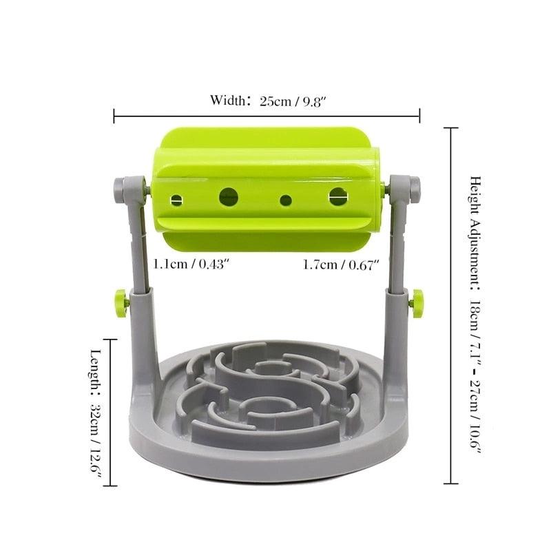 Interactive Cat Dog Iq Training Toys - Educational Play Game Anti Choke Dog Slow Feeder Bowl Toy (D73)(3W3)