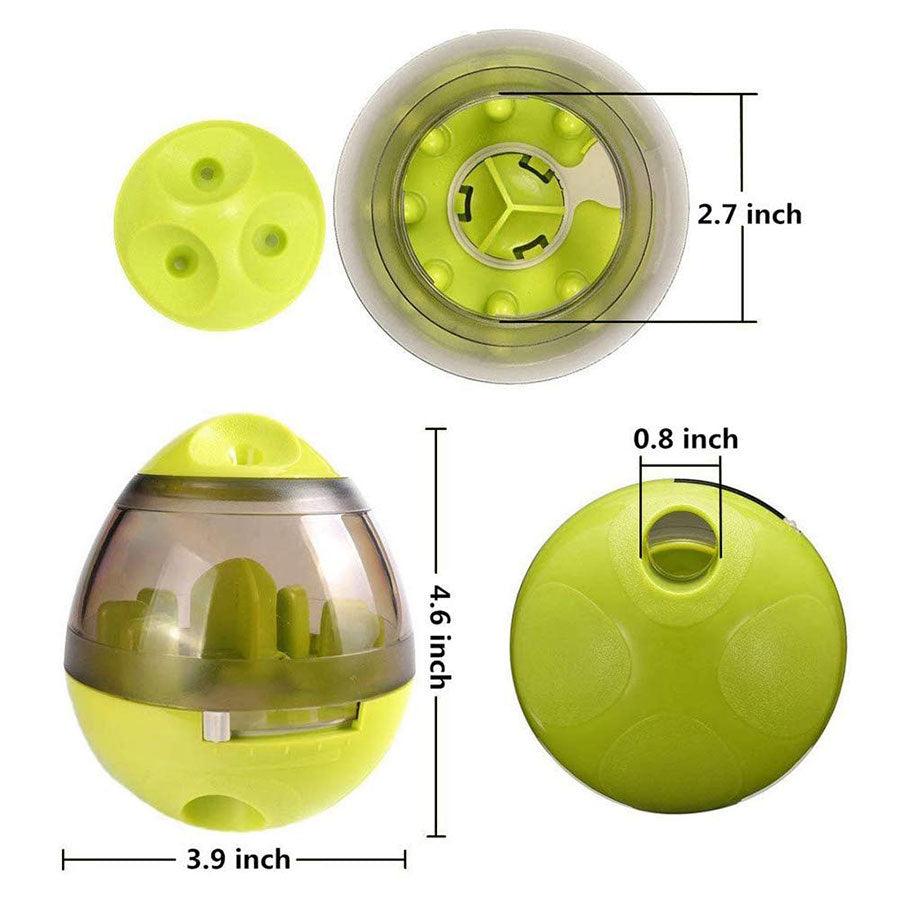Interactive Dog Cat Food Treat Ball Increases IQ And Mental Stimulation Dog Treat Toy (2U73) (2U71)