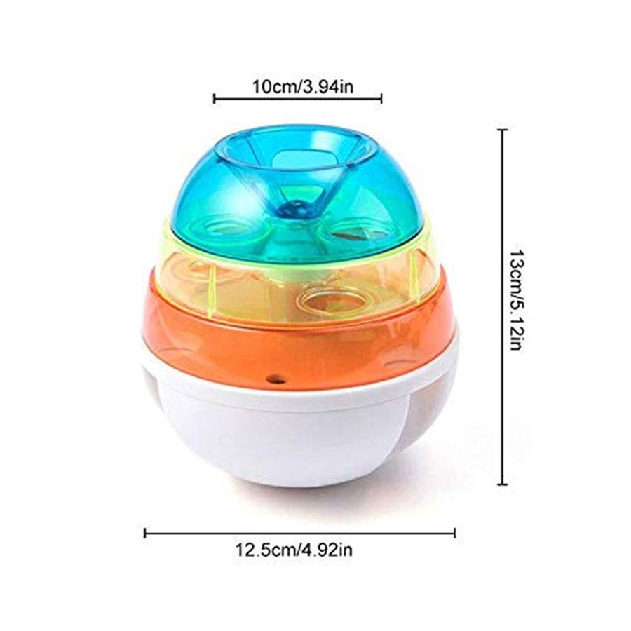 Interactive Dog Toys - Tumbler Leakage Food Dispenser Increases IQ Mental Stimulation for Puppy Cat Toy Pet products (1U73)