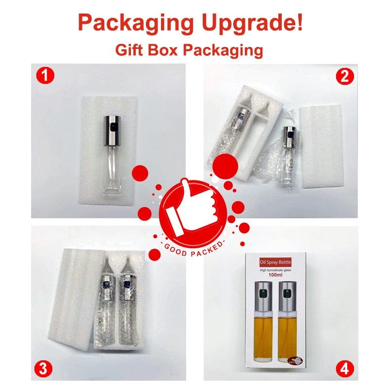 Internaul BBQ Baking Olive Oil Spray Bottle Vinegar Spray Bottles (AK4)
