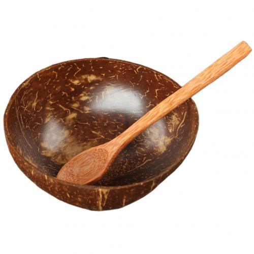 Natural Coconut Bowl Fruit Decoration Fruit Salad Noodle Bowl (D61)(AK7)(AK6)