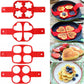 Internaul Omelet Baking Fried Egg Mould Rice Cooker Egg Ring - 1 Pcs Silicone Non-Stick (AK4)(AK2)