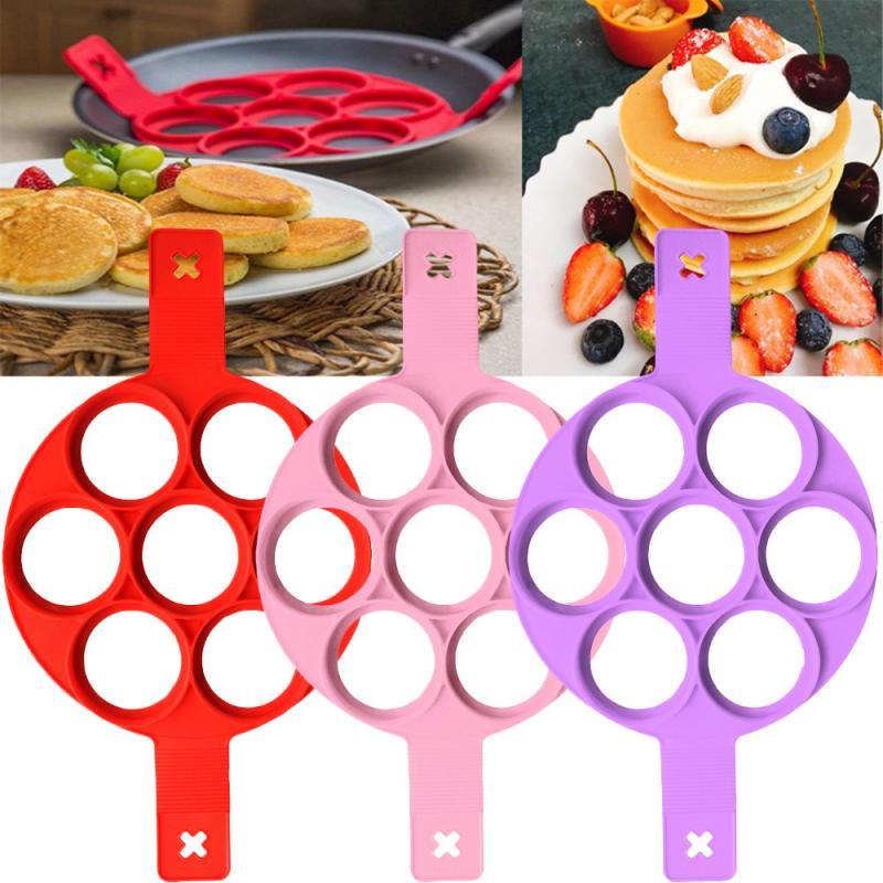 Internaul Omelet Baking Fried Egg Mould Rice Cooker Egg Ring - 1 Pcs Silicone Non-Stick (AK4)(AK2)