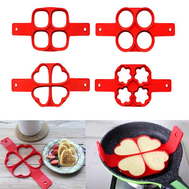 Internaul Omelet Baking Fried Egg Mould Rice Cooker Egg Ring - 1 Pcs Silicone Non-Stick (AK4)(AK2)