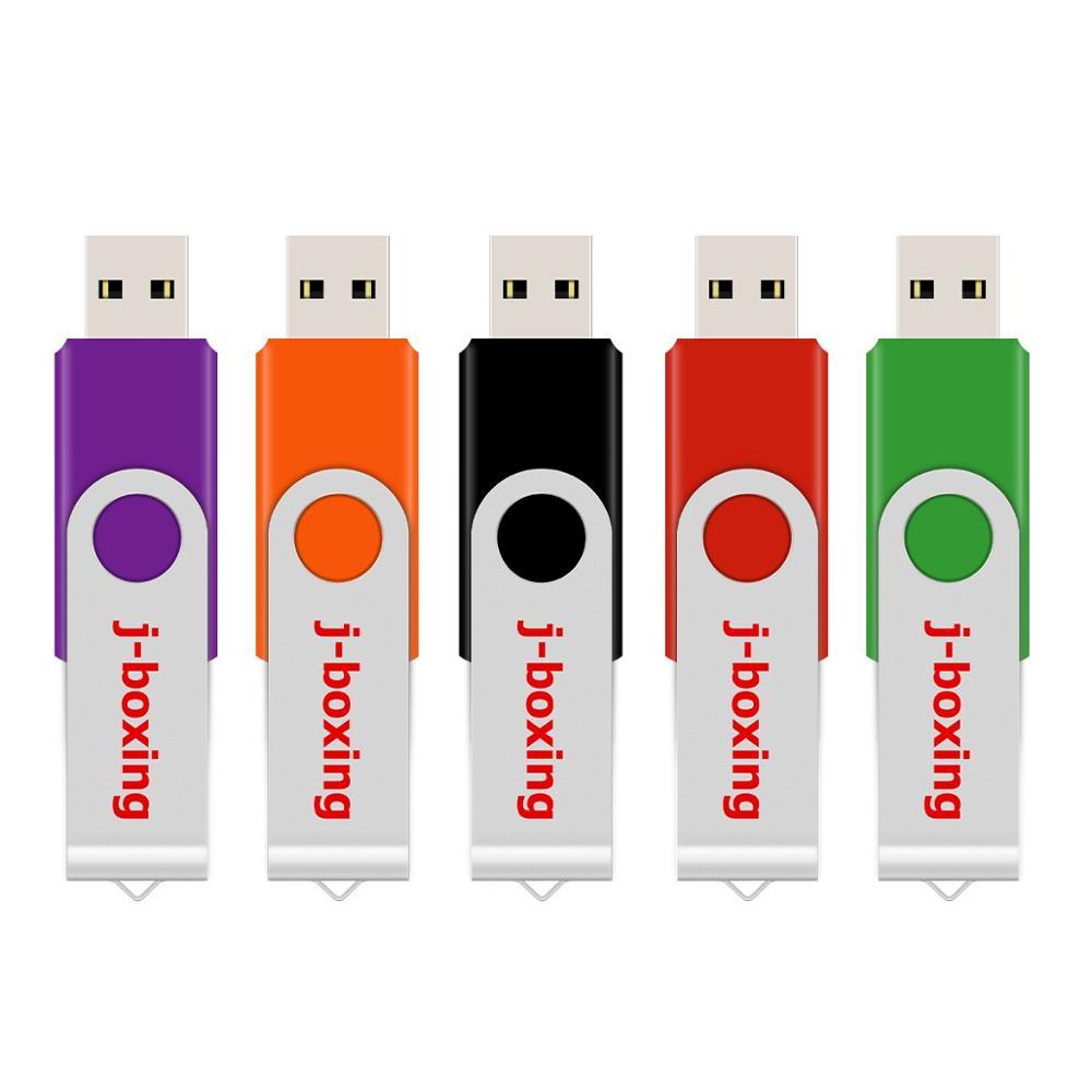 USB Flash Drives - Thumb Drive Metal Swivel Pendrives 1GB 2GB 4GB 8 GB 16 GB 32 GB Multicolor for PC Mac Tablet 5PCS/Pack (D52)(CA3)(1U52)