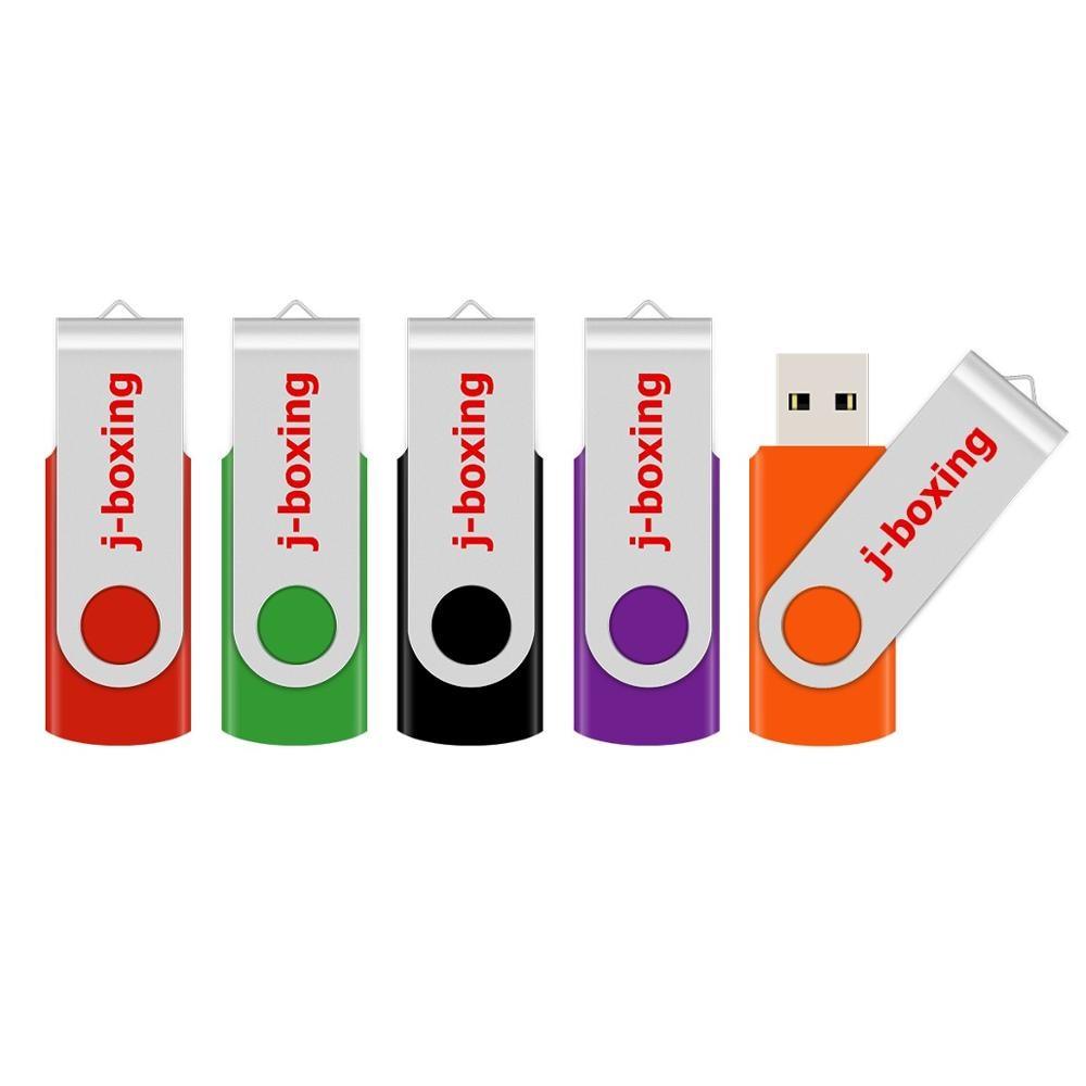 USB Flash Drives - Thumb Drive Metal Swivel Pendrives 1GB 2GB 4GB 8 GB 16 GB 32 GB Multicolor for PC Mac Tablet 5PCS/Pack (D52)(CA3)(1U52)
