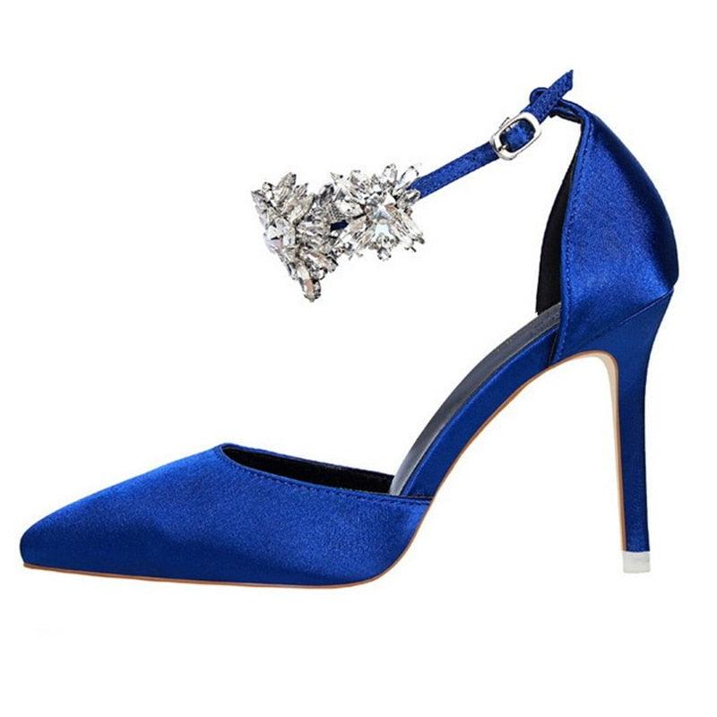 Gorgeous Women's High Heel Rhinestones Sandals - Elegant Mature Women's Pumps (SH2)(SH1)(WO1)(CD)