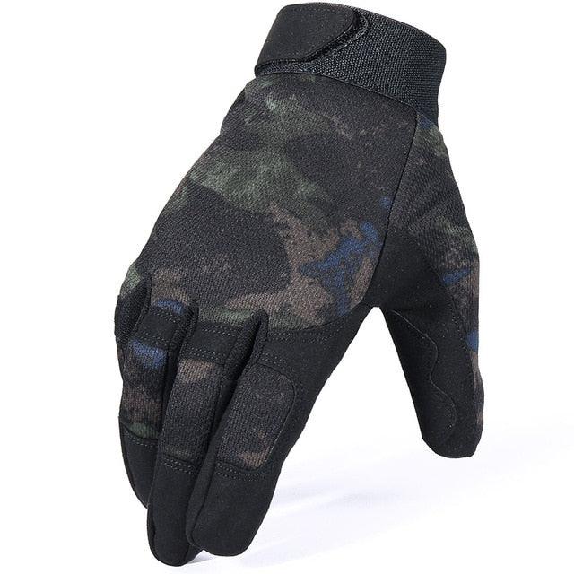 Tactical Gloves Full Finger Glove Men Mittens Army Military Paintball Airsoft Shooting Cycling Breathable Microfiber New(4AC1)