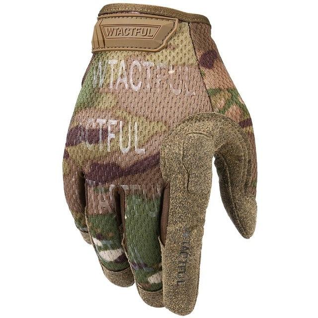 Tactical Gloves Full Finger Glove Men Mittens Army Military Paintball Airsoft Shooting Cycling Breathable Microfiber New(4AC1)