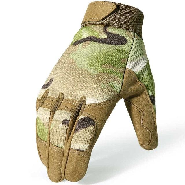 Tactical Gloves Full Finger Glove Men Mittens Army Military Paintball Airsoft Shooting Cycling Breathable Microfiber New(4AC1)