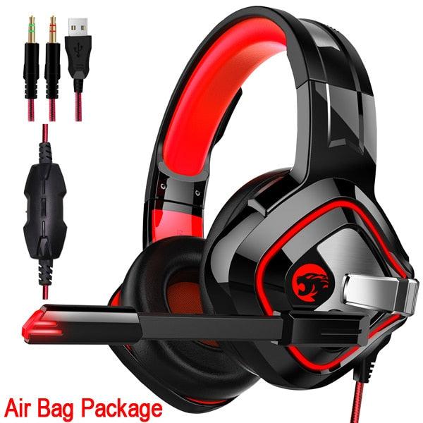 PS4 Gaming Headphones 4D Stereo RGB Headset with Microphone for New Xbox One/Laptop/PC Tablet Gamer (AH)(F49)