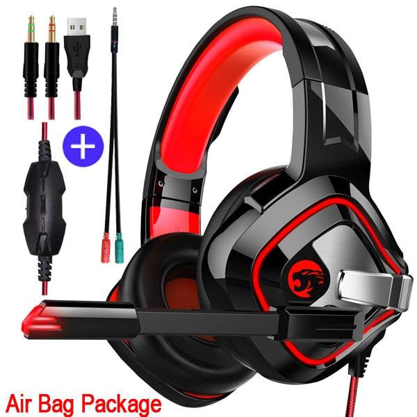 PS4 Gaming Headphones 4D Stereo RGB Headset with Microphone for New Xbox One/Laptop/PC Tablet Gamer (AH)(F49)