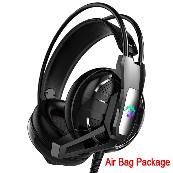 PS4 Gaming Headphones 4D Stereo RGB Headset with Microphone for New Xbox One/Laptop/PC Tablet Gamer (AH)(F49)