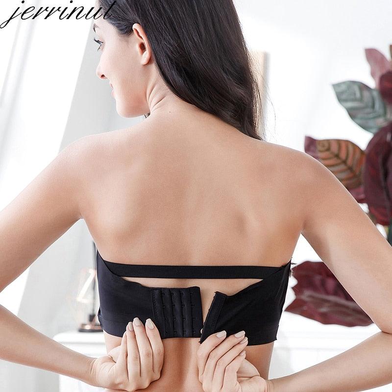 Gorgeous Trending Women's Push Up Strapless Bras - Women Underwear Invisible Strapless Plus Size Brassiere (D27)(TSB1)